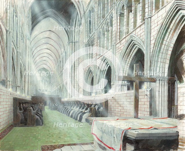 Waverley Abbey, c13th century, (c1990-2010) Artist: Ivan Lapper.