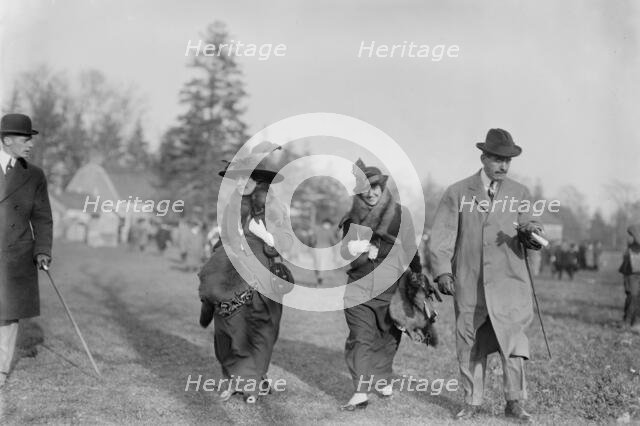 Mrs. A. Butler-Duncan; Miss Ruth Moller; Warcher Thompson, 1913. Creator: Bain News Service.
