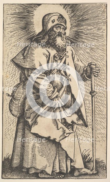 St. James the Greater from Christ and the Apostles, 1519. Creator: Hans Baldung.