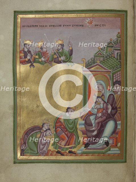 Henry III, Holy Roman Emperor (Evangelarium for Henry III), 1039–1043. Artist: Anonymous  