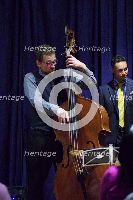 Shane Allessio and Jay Phelps, Watermill Jazz Club, Dorking, Surrey, 2014. Artist: Brian O'Connor.