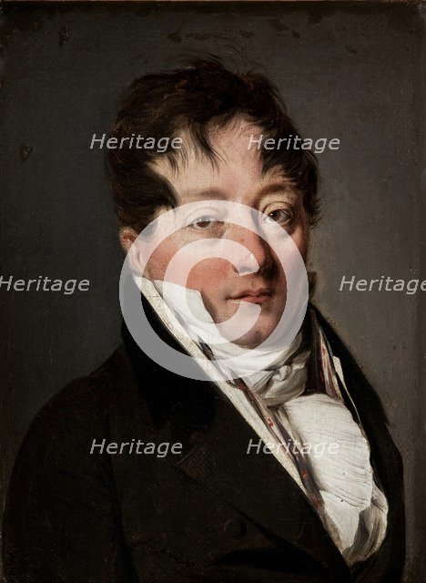Portrait of Alexandre Balthazar Laurent Grimod de la Reynière (1758-1837). Artist: Boilly, Louis-Léopold (1761-1845)