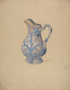 Pitcher, c. 1937. Creator: William L Antrim.