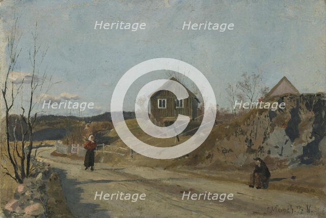 From Vestre Aker, 1881. Creator: Edvard Munch.