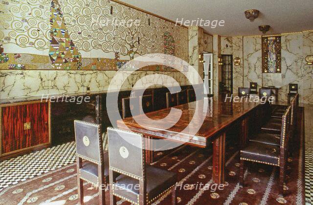 The main dining room of the Stoclet Palace, c. 1914. Creator: Anonymous.
