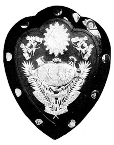 The football shield of the 1st Battalion Lancashire Regiment, 1895. Creator: Unknown.