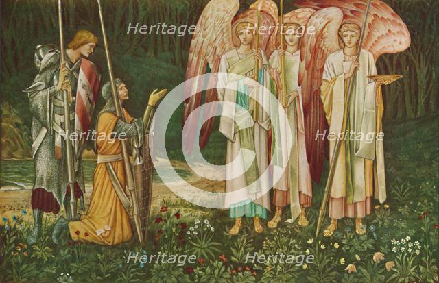 'The Vision of the Holy Grail', 1891. Creators: John Henry Dearle, Sir Edward Coley Burne-Jones.
