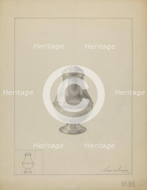 Silver Caster, 1936. Creator: Louis Annino.