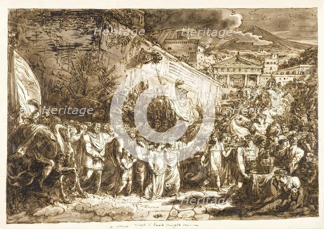 The Triumph of Paulus Emilius, between circa 1812 and circa 1813. Creator: Felice Giani.