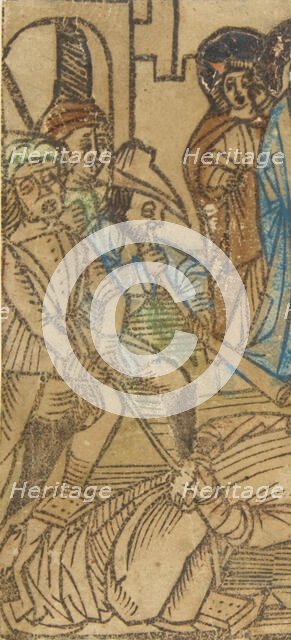 One of the Seven Falls of Christ (Schr. 645), 15th century., 15th century. Creator: Anon.