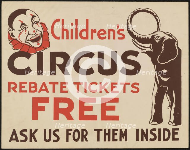 Circus, [193-]. Creator: Unknown.