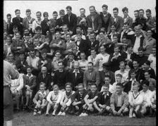 Group of People Singing, 1933. Creator: British Pathe Ltd.