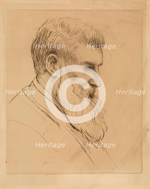 Portrait de Craibe Angus, 1879. Creator: Alphonse Legros.