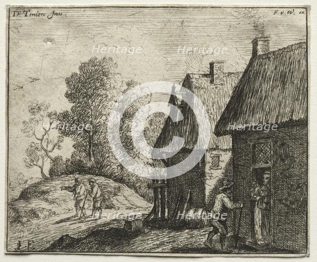 Peasant Talking to a Woman. Creator: David Teniers (Flemish, 1610-1690).