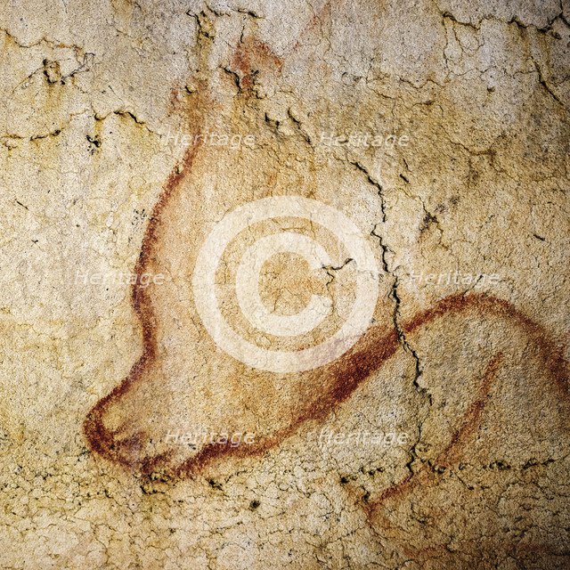 Painting in the Chauvet cave, 32,000-30,000 BC.