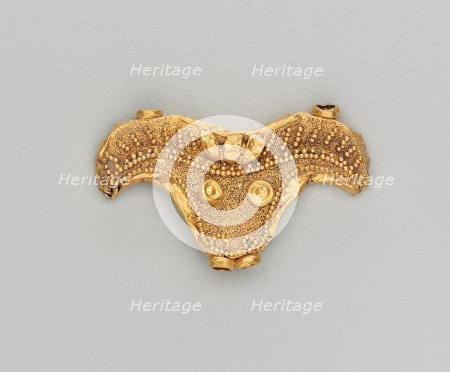 Set of Pendants Ending in a Bull's Head, 185-72 BC. Creator: Unknown.