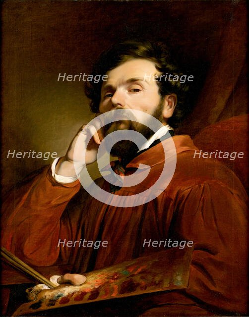 Self-Portrait, after 1846. Creator: Amerling, Friedrich Ritter von (1803-1887).