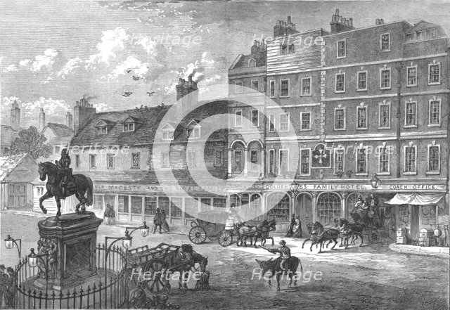 Charing Cross, 1750 (1897). Artists: Cassell & Co, Unknown.