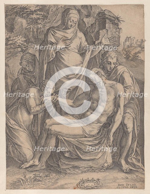 The Entombment of Christ, 1570-80. Creator: Anon.