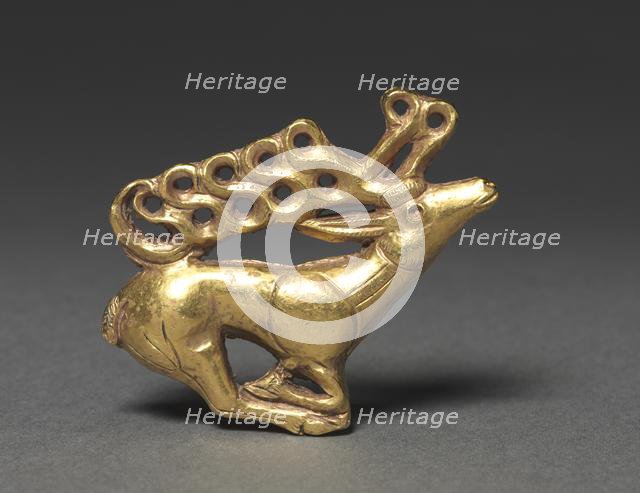 Stag Plaque, 400-300 BC. Creator: Unknown.