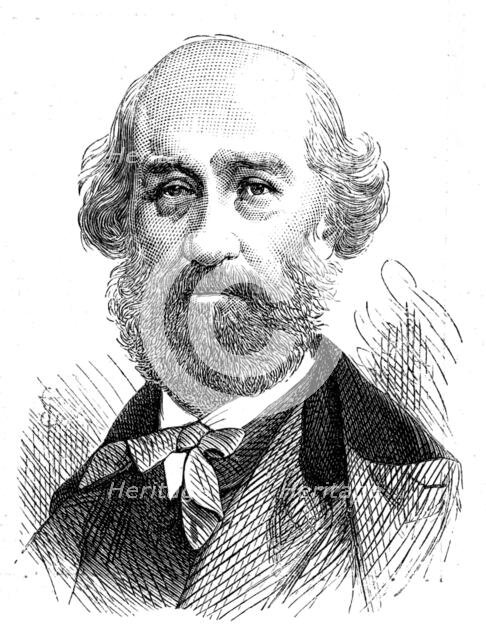 The late Mr. E. Fitzball, 1873. Creator: Unknown.