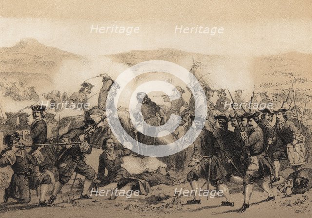 Battle of Almansa. April 25, 1707, between the armies of Philip V and the Archduke of Austria, 18…