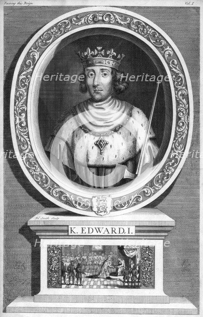 Edward I, King of England. Artist: Smith