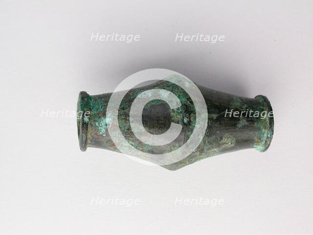 Biconical Bead, Geometric Period (800-600 BCE). Creator: Unknown.