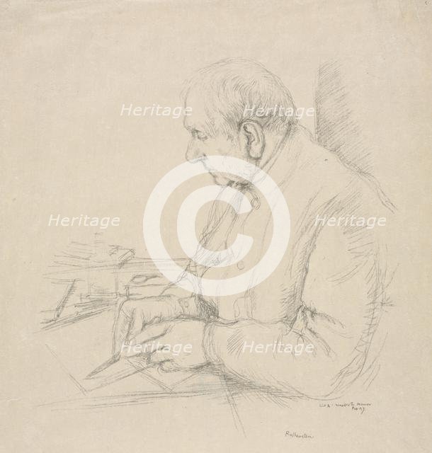 Sir Francis Seymour Haden, 1897. Creator: William Rothenstein (British, 1872-1945).