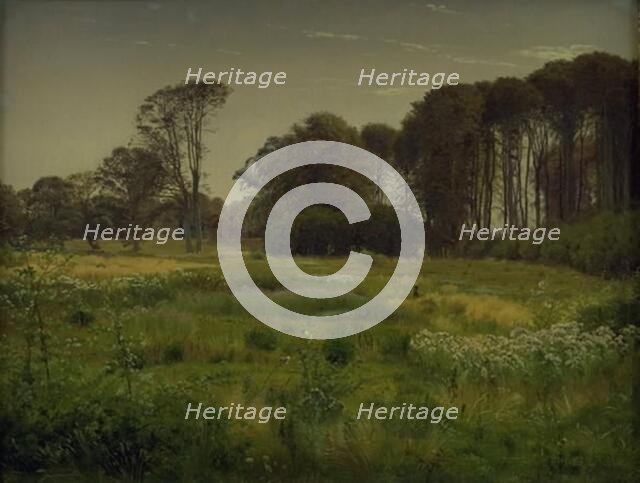 Summer landscape - Horneland near Faborg, 1863. Creator: Vilhelm Kyhn.