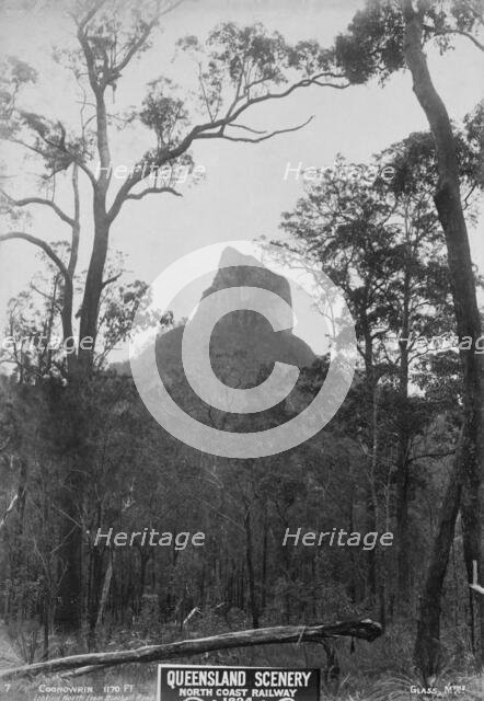 Glasshouse Mountains, Coonowrin, 1894. Creator: Unknown.