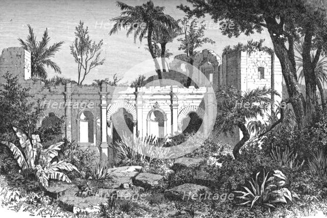 ''Ruins of a Jesuit mission church in Paraguay; A visit to Paraguay during the war', 1875. Creator: Unknown.