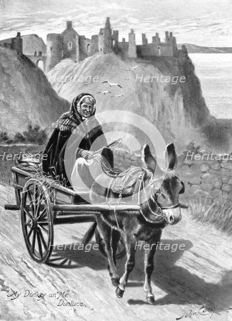 'My Donkey an Me', 1902-1903.Artist: John Carey