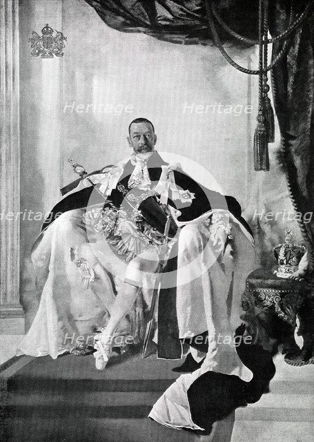 'George V', 1924. Artist: Charles Sims