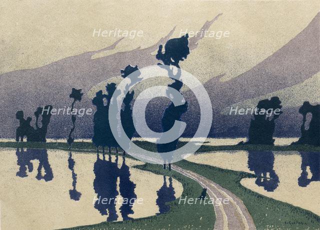 The Deluge, 1893. Creator: Charles Guilloux (French, 1866-1946); L'Estampe Originale (blindstamp lower right).