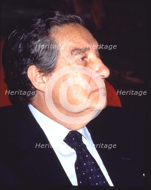 Octavio Paz  (1914-1998), Mexican writer, picture 1986.