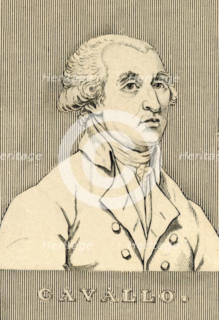 'Cavallo', (1749-1809), 1830. Creator: Unknown.