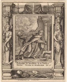 Monk, 1651. Creator: Wenceslaus Hollar.