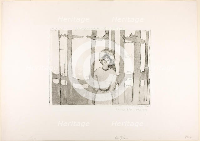 Summernight. The Voice, 1894. Creator: Edvard Munch.