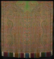 Shawl, Norwich, c. 1860s. Creator: Clabburn, Sons and Crisp.