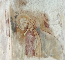 Wall painting, Agricola Tower, Chester Castle, Cheshire, c1220. Artist: Unknown.