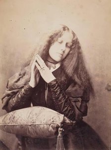 An Artist's Model, from an album compiled by Sir John Everett Millais. Creator: Unknown.
