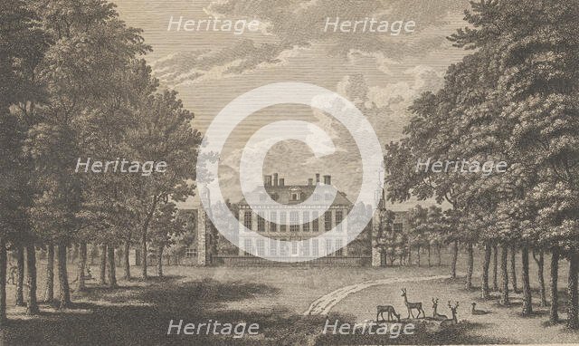 Langley Park, near Beckenham in Kent, from Edward Hasted's, The History and Topographical ..., 1776. Creator: Richard Bernard Godfrey.