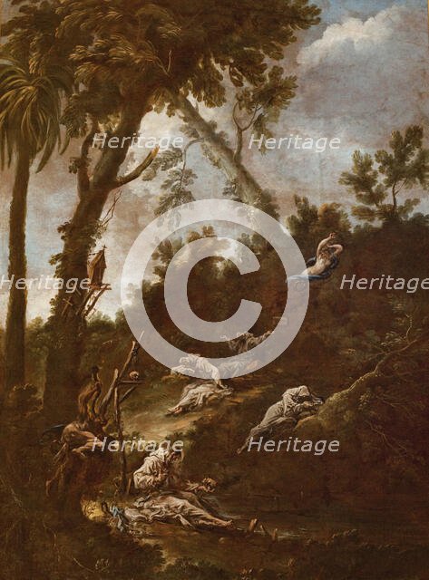 Hermits (Anachorets), between 1712-1715. Creator: Alessandro Magnasco.