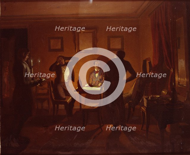 The Gamblers, 1852. Artist: Fedotov, Pavel Andreyevich (1815-1852)