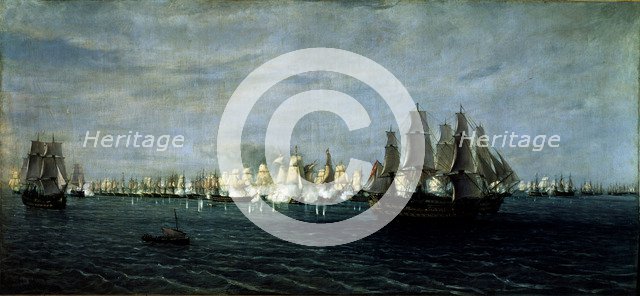 Battle of Trafalgar (21 October 1805).