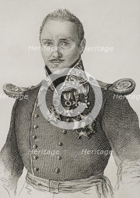 Portrait of Rafael Arístegui y Vélez (1794-1863), 2nd Count of Mirasol, 1845. Creator: Jose Gomez.