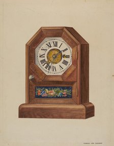 Alarm Clock (Timepiece), c. 1937. Creator: Francis Law Durand.