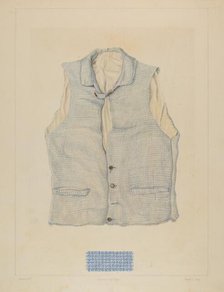 Vest, 1935/1942. Creator: Frank J Mace.