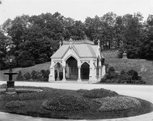 Forest Hills Cemetery, Boston, receiving tomb, between 1900 and 1906. Creator: Unknown.